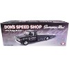 1970 Dodge D-300 Ramp Truck Black "Don's Speed Shop" Limited Edition to 300 pieces Worldwide 1/18 Die Cast Model Car by ACME - 3 of 3