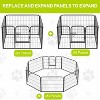 BestMassage Dog Playpen 24/32/40 Inch Heavy Duty Playpen Pen Dog Fence Dog Kennel with Doors Indoor Outdoor Pet Exercise Pen Puppy Playpen - 3 of 4
