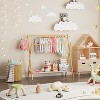 Bamboo Kids' Hangers - L Size: Natural, Durable & Safe for Children's Clothes - 3 of 4