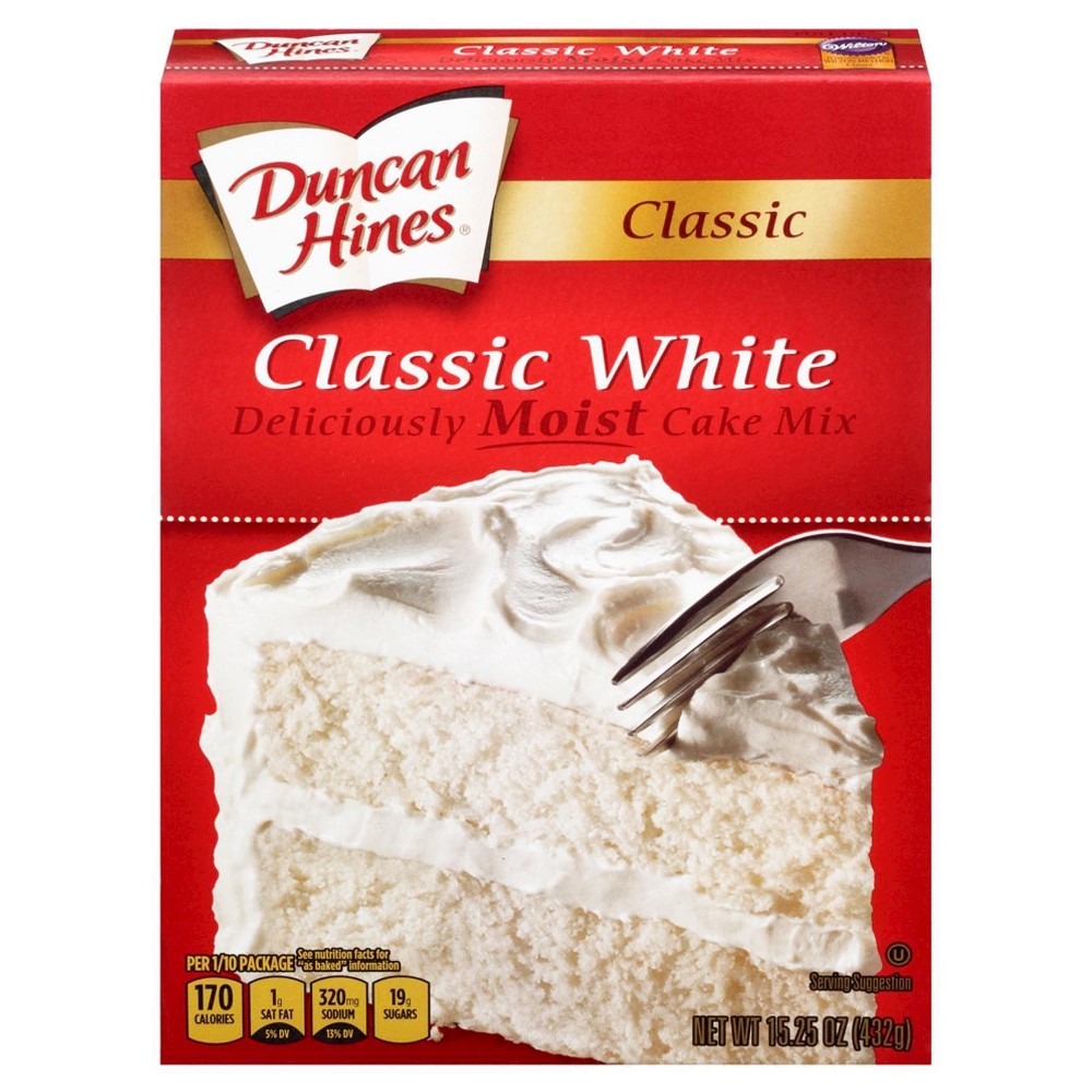 UPC 644209307500 product image for Duncan Hines Classic White Cake Mix - 16.5oz | upcitemdb.com