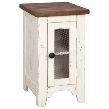 Wystfield Chair Side End Table White/Brown - Signature Design by Ashley