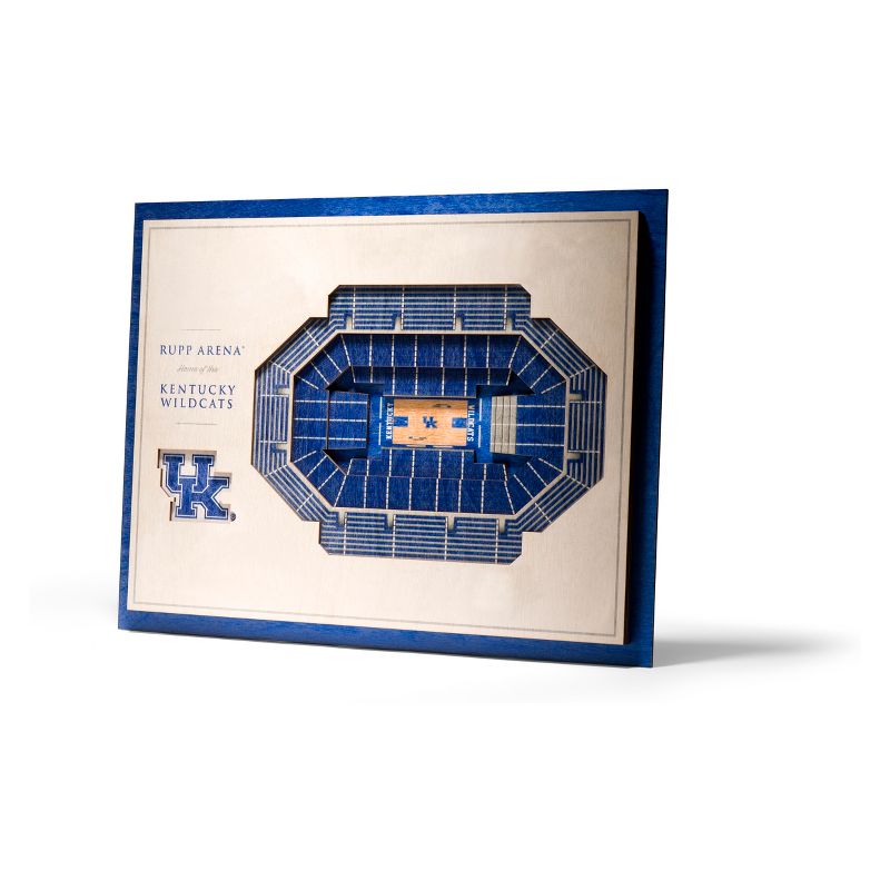 NCAA Kentucky Wildcats 5-Layer Stadiumviews 3D Wall Art, 1 of 6