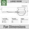 Hunter 52" Dempsey Lighted Ceiling Fan Noble Bronze Finish with Integrated LED and Handheld Control - 4 of 4