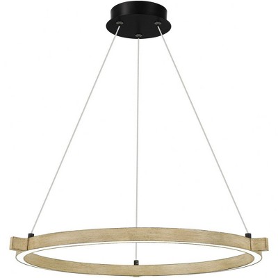 Quoizel Lighting Soma 1 - Light Pendant in  Whitewashed Walnut