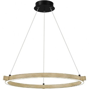 Quoizel Lighting Soma 1 - Light Pendant in  Whitewashed Walnut - 1 of 4
