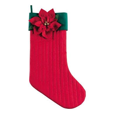 C&F Home Poinsettia Stocking