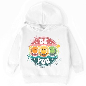 The Juniper Shop SmileyWorld Be You Rainbow Circle Toddler Hoodie - 1 of 4