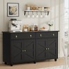 Snynuxx 55'' Sideboard Cabinet  with Drawer & Adjustable Shelves - 2 of 4