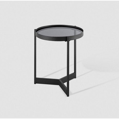 Essentials Tray Side Table - Black