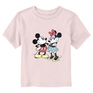 Toddler's Mickey & Friends & Minnie Vintage Couple Distressed T-Shirt - 1 of 3