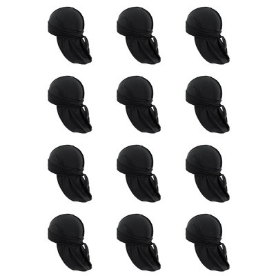 12 Pack Silky Durags Great for Hair Protection and Fashion