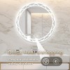 LED Bathroom Mirror Round Mirror With Light Toilet Mirror With Adjustable LED Color Temperatures,Anti-Fog,Wall Mounted Makeup Mirror-The Pop Home - 3 of 4