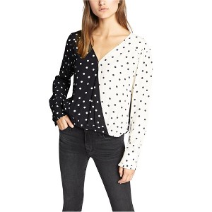 Sanctuary Clothing Womens Dot Wrap Blouse - 1 of 1