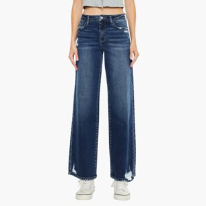 KanCan Essentials Dania High Rise Wide Leg Jeans - 24 - 1 of 4