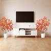 2-pack artificial trees, artificial maple trees, realistic shape, no maintenance, suitable for autumn theme decoration, party decoration - 4 of 4