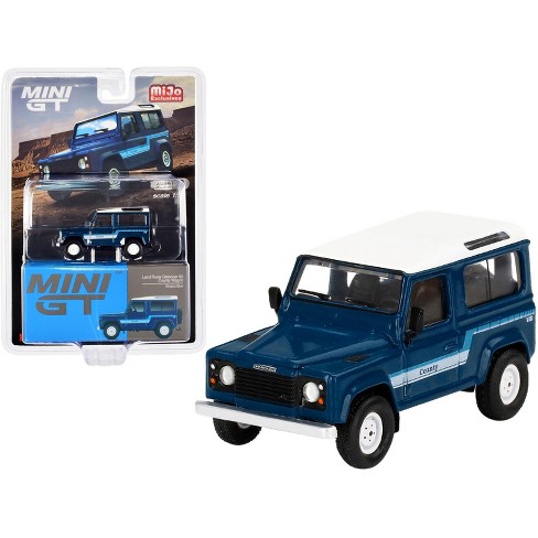 homoseksueel Indirect aardolie Land Rover Defender 90 County Wagon Stratos Blue With Stripes Ltd Ed To  1920 Pcs 1/64 Diecast Model Car By True Scale Miniatures : Target