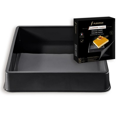 Flexipan Original Square Mold, Non-Stick, Handcrafted in France, Trusted by Chefs, Food Safe Certified