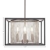 Toltec Lighting Cadina 4 - Light Pendant in  Matte Black/Brushed Nickel - 2 of 4