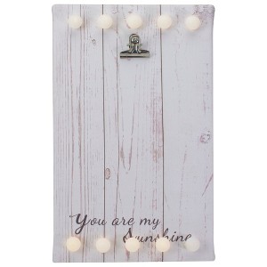 Northlight LED Lighted "You are my Sunshine" Canvas with Photo Clip - 10.25" - 1 of 4