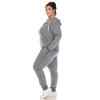White Mark Plus Size Burnout Jogger Set - 2 of 4