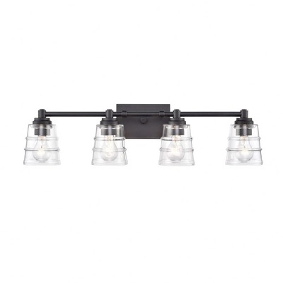 Elk Home Pulsate 4 - Light Vanity in  Matte Black