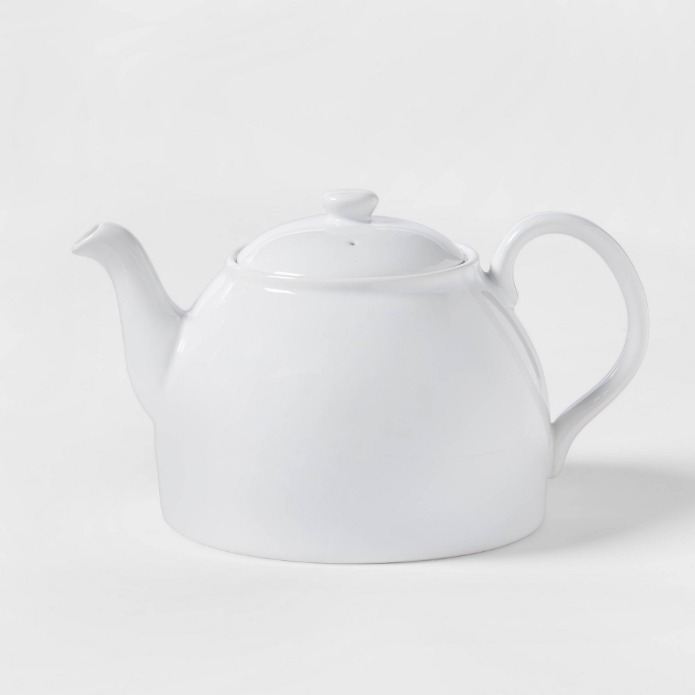 Photos - Tea Set Porcelain Teapot - White - Threshold™