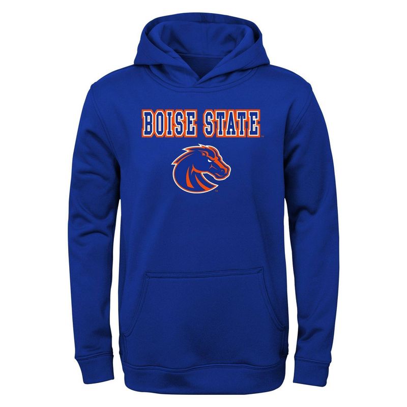 NCAA Boise State Broncos Boys&#39; Poly Hooded Sweatshirt, 1 of 2