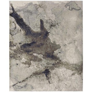 Taupe Brown And Black Abstract Area Rug - 1 of 4