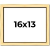 PosterPalooza | Simple Gold Picture Frame - UV Acrylic, Backing Board, Hanging Hardware Included - 2 of 4