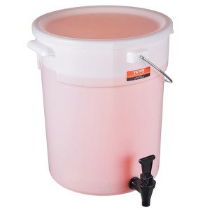 VEVOR Beverage Dispenser, 5 Gallon Drink Dispensers for Parties, Plastic Juice Dispenser with Spigot and Lid - 1 of 4