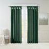 Twist Tab Lined Window Curtain Panel Green 50x84in - 2 of 4