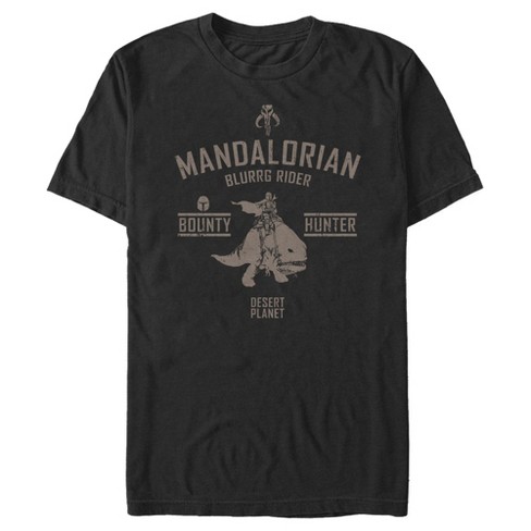 Men's Star Wars The Mandalorian Blurgg Rider T-shirt : Target