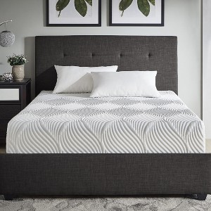 TinyHomie 10-inch Bed Mattress Gel-Infused Memory Foam Mattress, Firm, White, Mattress in a Box - 1 of 4