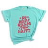Simply Sage Market Makes You Happy Flowers Garment Dyed Tee - 2 of 4
