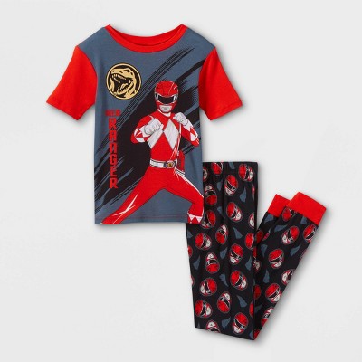 Boys' Power Rangers 2pc Pajama Set - Red
