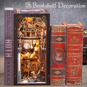 DIY 3D Book Nook Kit Nebula Common Room 350pcs - 1 of 4