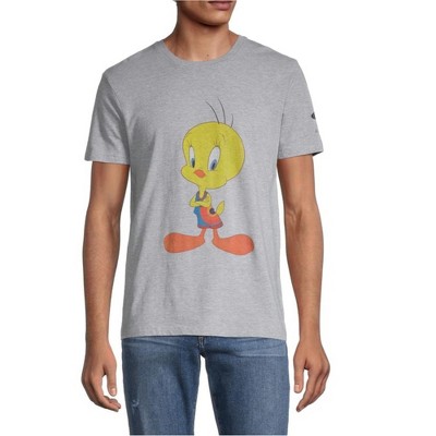 Elevenparis Mens Space Jam Tweety Graphic T-Shirt