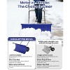 29" Wheeled Snows Shovel,Heavy-Duty 2-Wheel Snow Shovel with Adjustable Height T-Shaped Handle - 4 of 4