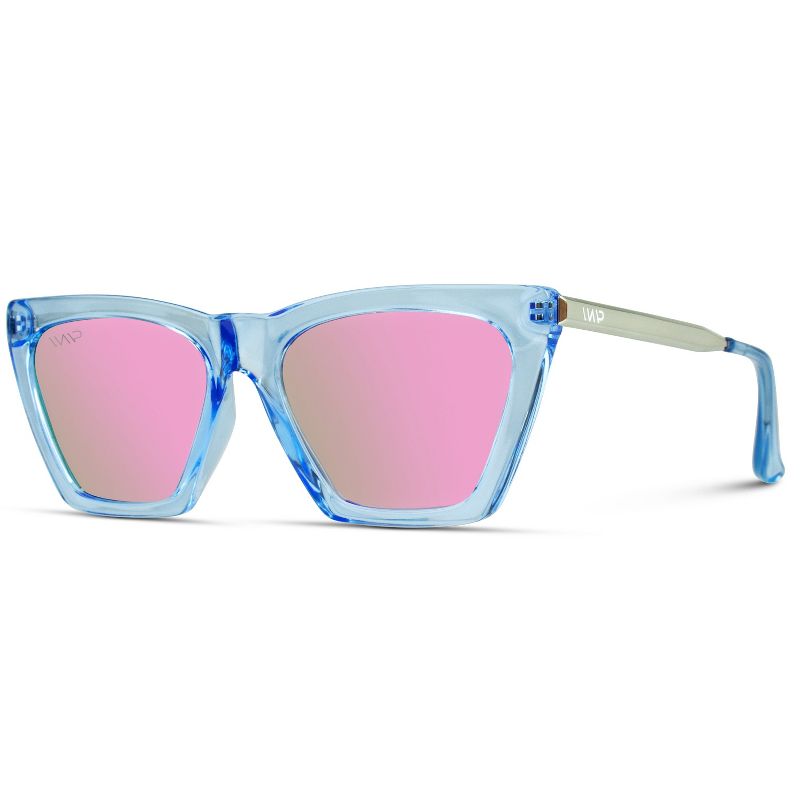 WMP Eyewear Cat Eye Shape Metal Frame Polarized Sunglasses, 2 of 4