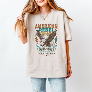 Simply Sage Market American Rebel Spirit Distressed Heavyweight Tee - 1 of 4