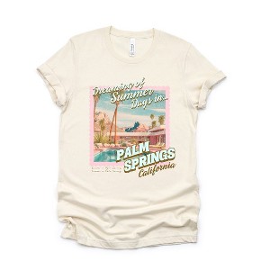 Simply Sage Market Women's Dreaming Of Palm Springs Short Sleeve Graphic Tee - 1 of 3