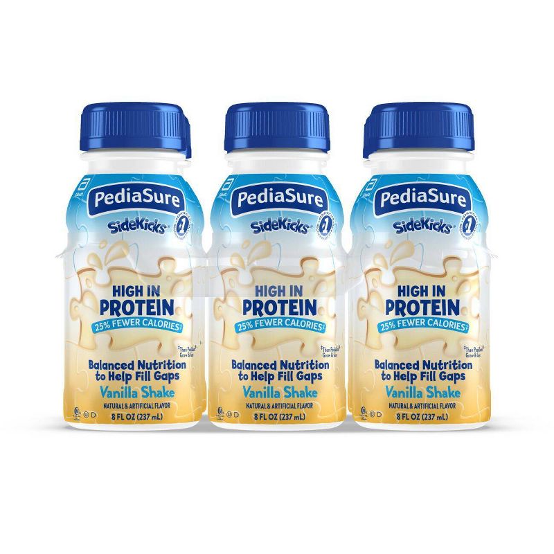 PediaSure SideKicks High Protein Nutrition Shake Vanilla - 6pk/48 fl oz, 1 of 10