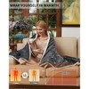 Electric Blanket, Washable Soft Velvet Heated Blankets with 4 Heating Levels, 4H Auto Shut Off, ETL Certified for Bedroom - 3 of 4