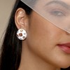 Women's The Duchess Stud Earrings - Nude Pink - 4 of 4