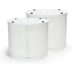 Nispira 12020 Filter Replacement for Clorox Air Purifier 11020 11021, 2-In-1 True HEPA. 2 Packs - 1 of 4