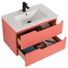 Citiscape Modern Bathroom Vanity with Textured Drawer Fronts - 2 of 4