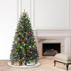 Puleo 6.5' Pre-Lit Artificial Vermont Pine Christmas Tree with 300 Dual Function LED Lights - 2 of 4