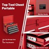 5-Drawer Rolling Tool Chest With Wheels, Detachable Top Tool Box With Liners And Locking System, Heavy Duty Steel Tool Cart For Garage And Workshop - 3 of 4