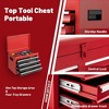 5-Drawer Rolling Tool Chest With Wheels, Detachable Top Tool Box With Liners And Locking System, Heavy Duty Steel Tool Cart For Garage And Workshop - image 3 of 4