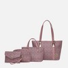 MKF Collection Marimar  M Signature Vegan Leather Women’s Tote – 4 Pcs set Handbag by Mia K - 2 of 4